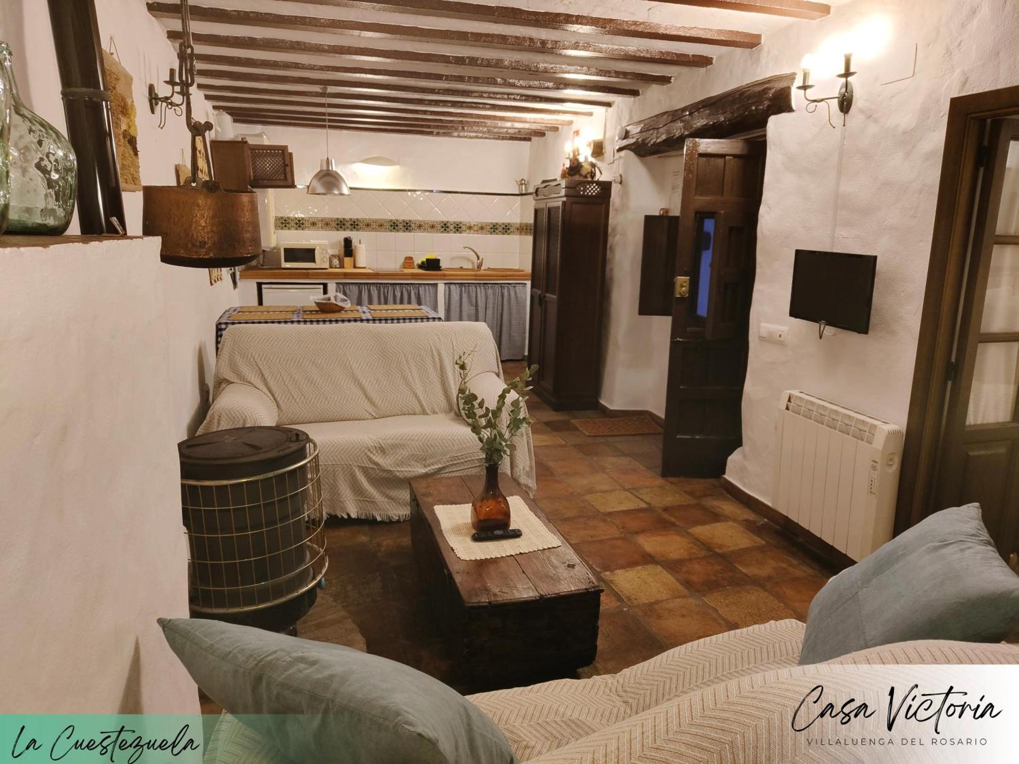 Conjunto Rural Casa Victoria Guest House Villaluenga Del Rosario Bagian luar foto